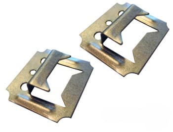 Изображение Кляймеры оцинкованные №3 (с гвоздями), 100 шт.